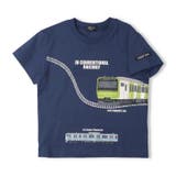 ネイビー | JR山手線京浜東北線電車プリントＴシャツ | こどもの森e-shop