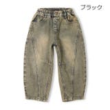 ブラック | デニムカーブパンツ | こどもの森e-shop