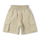 ベージュ | 無地カーゴハーフパンツ | こどもの森e-shop