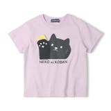 パープル | 【WEB限定】猫に小判半袖Tシャツ | こどもの森e-shop
