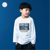 日本製山ロゴプリント長袖Tシャツ | こどもの森e-shop | 詳細画像1