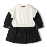 チェック切替重ね着風裏毛ワンピース | こどもの森e-shop | 詳細画像2