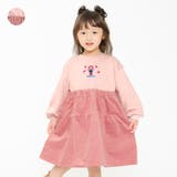 ダディココーデュロイ切替裏毛ワンピース 90cm~130cm V62354 | こどもの森e-shop | 詳細画像1