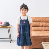 ダディコ刺繍デニムキャミワンピース | こどもの森e-shop | 詳細画像1 