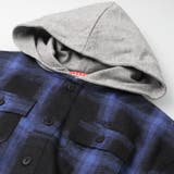 【ネット限定】フード付チェックシャツ | こどもの森e-shop | 詳細画像6 