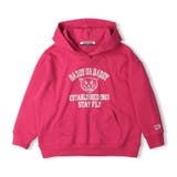 ピンク | 【WEB限定】プリント入り裏毛パーカー | こどもの森e-shop