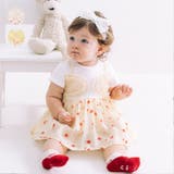 チュールビスチェ花柄スカート半袖ロンパース・Tオール | こどもの森e-shop | 詳細画像1 