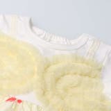 チュールビスチェ花柄スカート半袖ロンパース・Tオール | こどもの森e-shop | 詳細画像5 