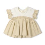 ベージュ | ドッキング半袖Tシャツ | こどもの森e-shop