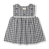 ブラック | ギンガムチェック・花柄チュニック | こどもの森e-shop