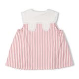 うさ耳セーラー衿ストライプチュニック | こどもの森e-shop | 詳細画像2