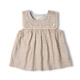 Wガーゼギンガムチェック柄チュニック | こどもの森e-shop | 詳細画像3