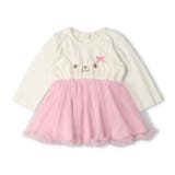 ウサギ | パンダ・うさぎチュール切替チュニック | こどもの森e-shop