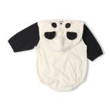 パンダ・うさぎフード付なりきり長袖ロンパース | こどもの森e-shop | 詳細画像3 