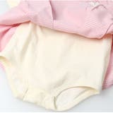 ねこ・うさぎ衿付き千鳥格子柄ロンパース | こどもの森e-shop | 詳細画像8 