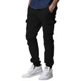 ブラック | カーゴパンツ メンズ 大きいサイズ ジョガーパンツ メンズ 大きいサイズ | MATCH麻吉