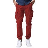 レッド | カーゴパンツ メンズ 大きいサイズ ジョガーパンツ メンズ 大きいサイズ | MATCH麻吉