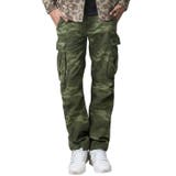 6547アーミー グリーン迷彩 | カーゴパンツ メンズ 大きいサイズ 迷彩 カーゴパンツ 作業服 ミリタリー | MATCH麻吉