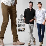 チノパン メンズ 大きいサイズ カラーパンツ スリムパンツ ゴルフ ストレート | MATCH麻吉 | 詳細画像1