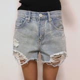 ブリーチ | クラッシュデニムショートＰＴ | me Jane