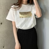 箔プリントオーバーサイズTシャツ | me Jane | 詳細画像11