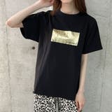 箔プリントオーバーサイズTシャツ | me Jane | 詳細画像18