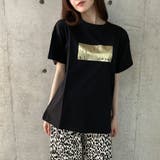 箔プリントオーバーサイズTシャツ | me Jane | 詳細画像19