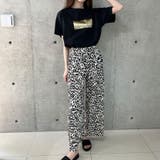 箔プリントオーバーサイズTシャツ | me Jane | 詳細画像23