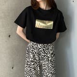 箔プリントオーバーサイズTシャツ | me Jane | 詳細画像26