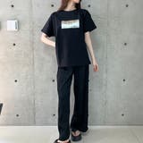 箔プリントオーバーサイズTシャツ | me Jane | 詳細画像28