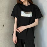 箔プリントオーバーサイズTシャツ | me Jane | 詳細画像35