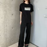 箔プリントオーバーサイズTシャツ | me Jane | 詳細画像37