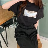 箔プリントオーバーサイズTシャツ | me Jane | 詳細画像40