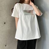 箔プリントオーバーサイズTシャツ | me Jane | 詳細画像49