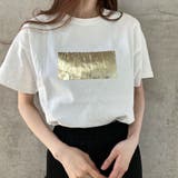 箔プリントオーバーサイズTシャツ | me Jane | 詳細画像7