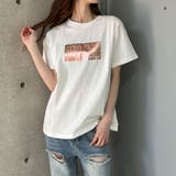 箔プリントオーバーサイズTシャツ | me Jane | 詳細画像66