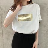 箔プリントオーバーサイズTシャツ | me Jane | 詳細画像8