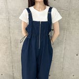 ライトオンデニムウエストドロストオールインワン | me Jane | 詳細画像6
