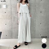 ヘザーエステルツイルケープサロペット | me Jane | 詳細画像1