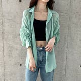 袖シャーリングシアーシャツ | me Jane | 詳細画像23 