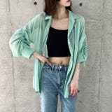 袖シャーリングシアーシャツ | me Jane | 詳細画像24 