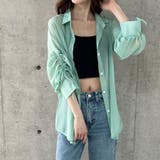 袖シャーリングシアーシャツ | me Jane | 詳細画像25 