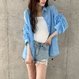 袖シャーリングシアーシャツ | me Jane | 詳細画像30 