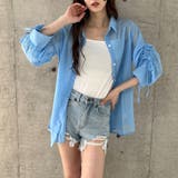 袖シャーリングシアーシャツ | me Jane | 詳細画像31 
