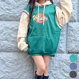 ラグラン切替プリントプルパーカー | me Jane | 詳細画像1