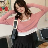 レイヤード風オープンショルダーTOPS | me Jane | 詳細画像5