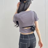 バックカットアウトちびT | me Jane | 詳細画像5