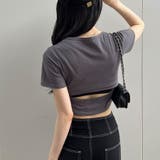 バックカットアウトちびT | me Jane | 詳細画像11