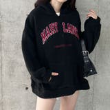 ハーフジップロゴ入りボアプルパーカー | me Jane | 詳細画像21