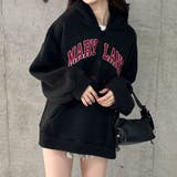 ハーフジップロゴ入りボアプルパーカー | me Jane | 詳細画像23